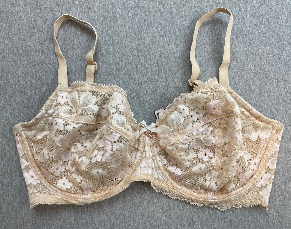 Victorias Secret Bra Womens 32DDD Beige Body By Victoria Unlined Demi Underwire